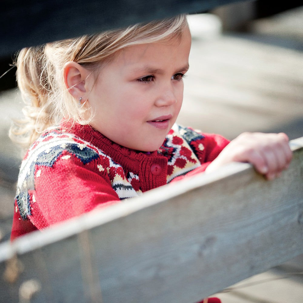ULLA JAKKE, BARN, RØD