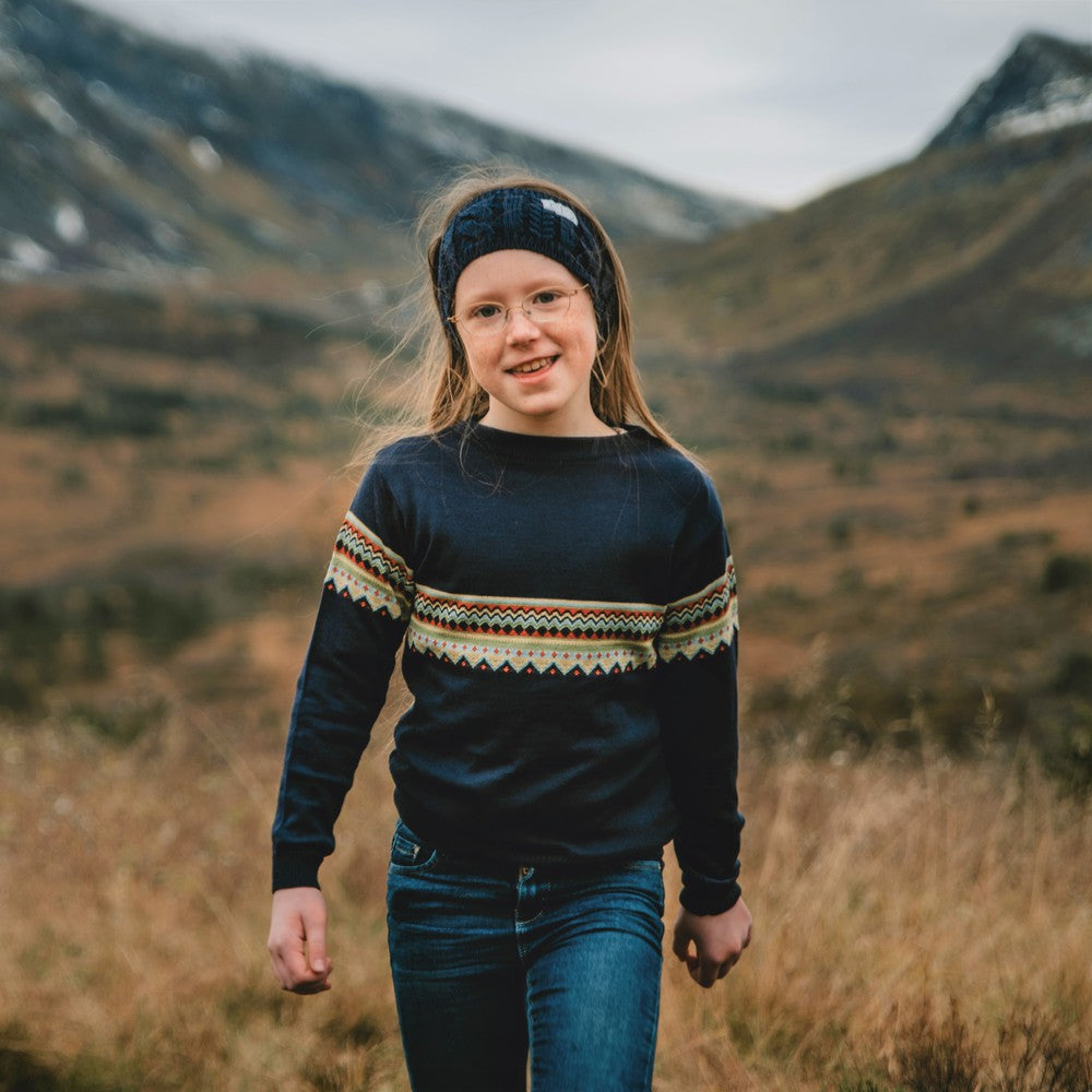 ULLA GENSER, BARN, TYNN KVALITET, MARINEBLÅ